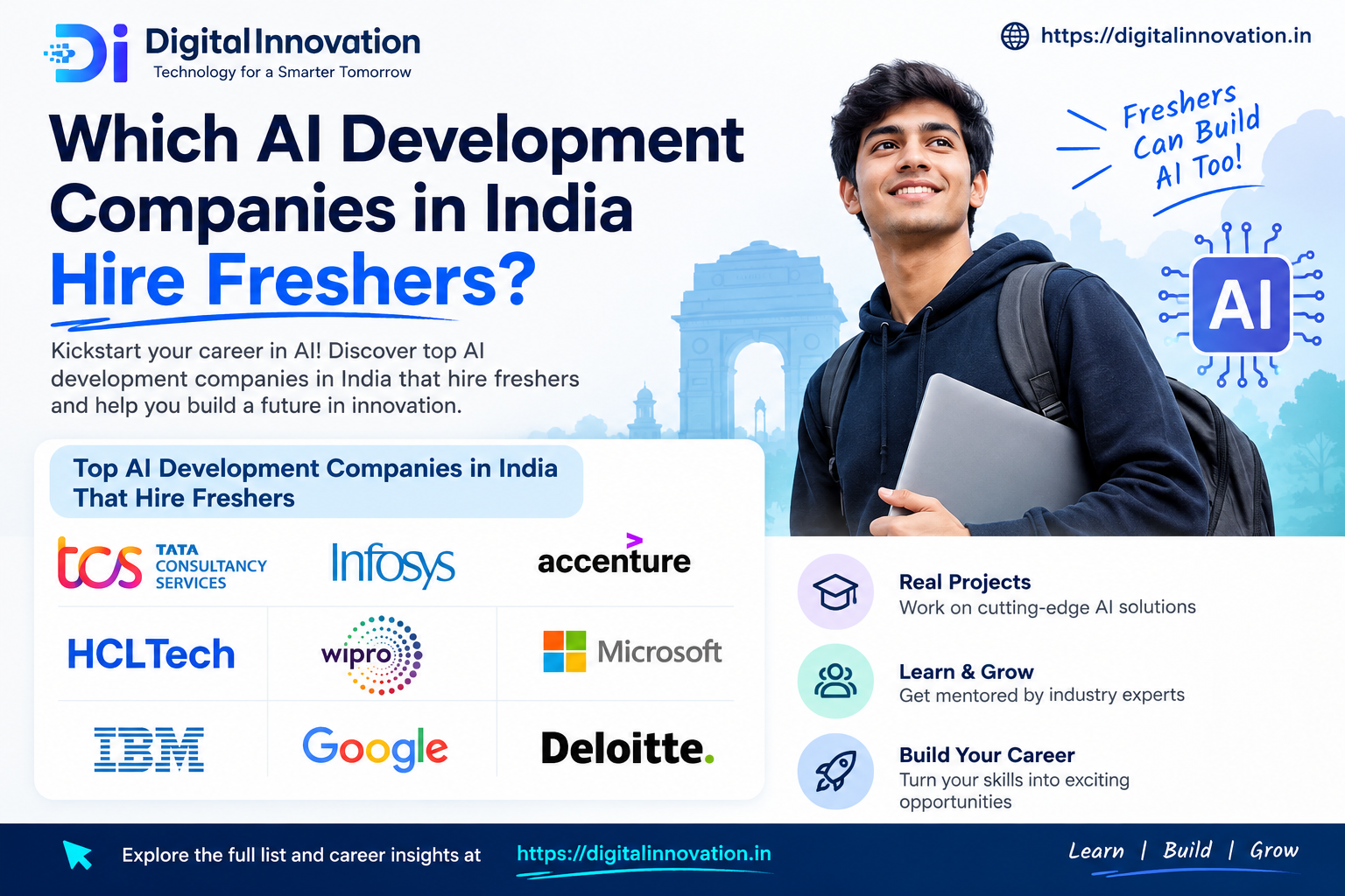 Which AI Development Companies in India Hire Freshers